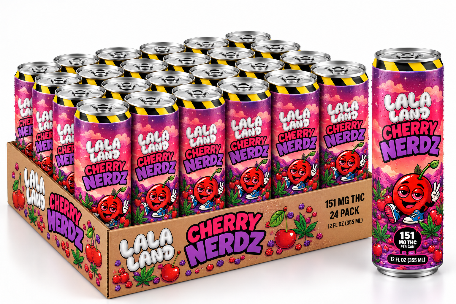 Lala Land Cherry Nerdz Can Display